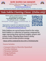 Veda Suktha Chanting Classes - Online